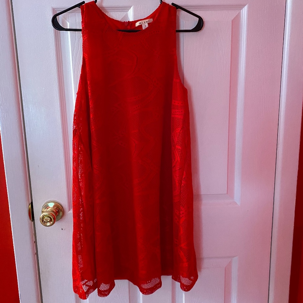 Women's Red Slip Dress - Size Small